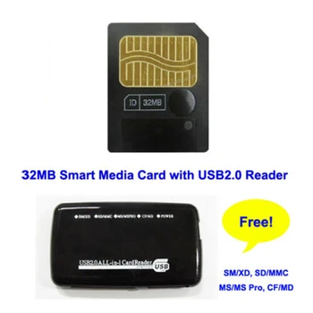

32MB Smart Media SM Card for camera storage Old Electronic piano card SmartMedia with Multi-function card reader Memory Card