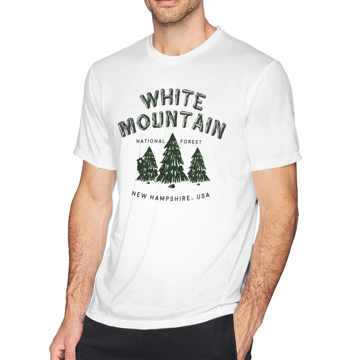 

Nature Lover T Shirt Vintage White Mountains T-Shirt Awesome Mens Tee Shirt 100 Cotton Short-Sleeve Tshirt