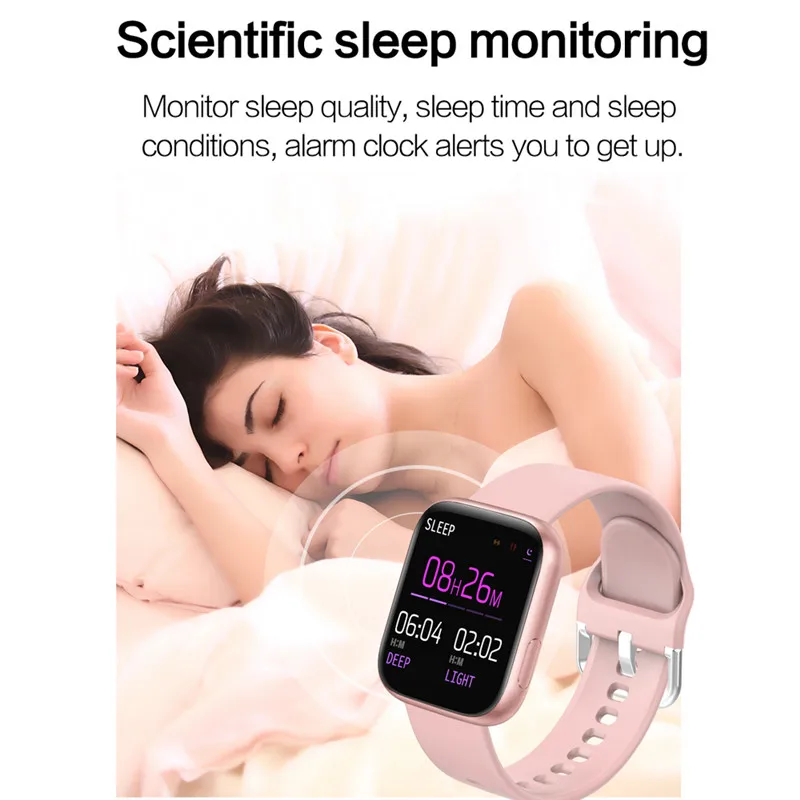 ESEED P4 Smart watch men IP67 Waterproof 1.4 inch large Screen 170mAh Battery long standby Heart rate smartwatch for android ios