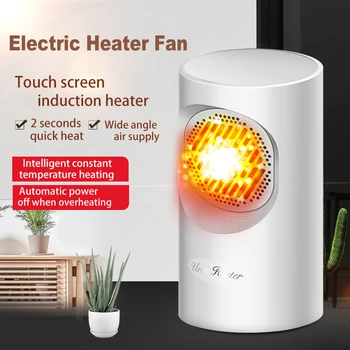 

Portable Electric Heater Fan Household Mini Fan Heater Desktop Warmer Machine for Winter Home Office Air Heater Fan
