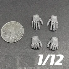 

In Stock 1/12th DEVIL TOYS Grunge Style Hand Model 4PCS/Set Model Suit Usual 12inch Movable Body Figures Collectable