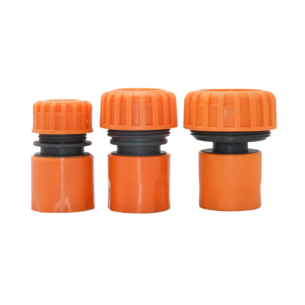 Irrigation Garden Hose Connector 1/2" 3/4" 1" Water Hose Stop Connector Water Gun Nipple Coupler Watering Pipe Fitting