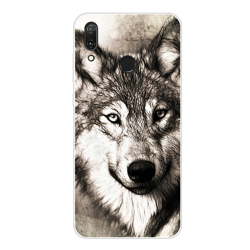 For Coque Huawei Y7 Case Phone Cover Soft Silicone Printing Back Case Fundas For Huawei Y7 Y 7 Y7 Pro Cover TPU