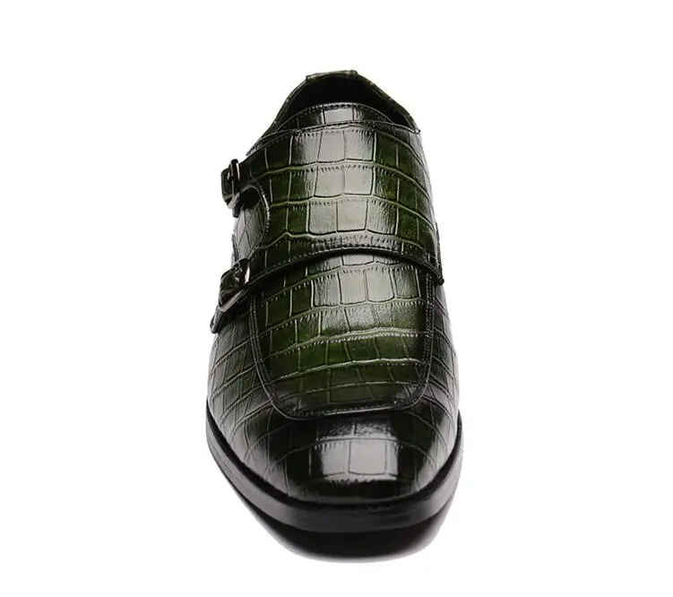 Tanie Męski strój biznesowy buty biurowe łuska krokodyla skórzane sklep
