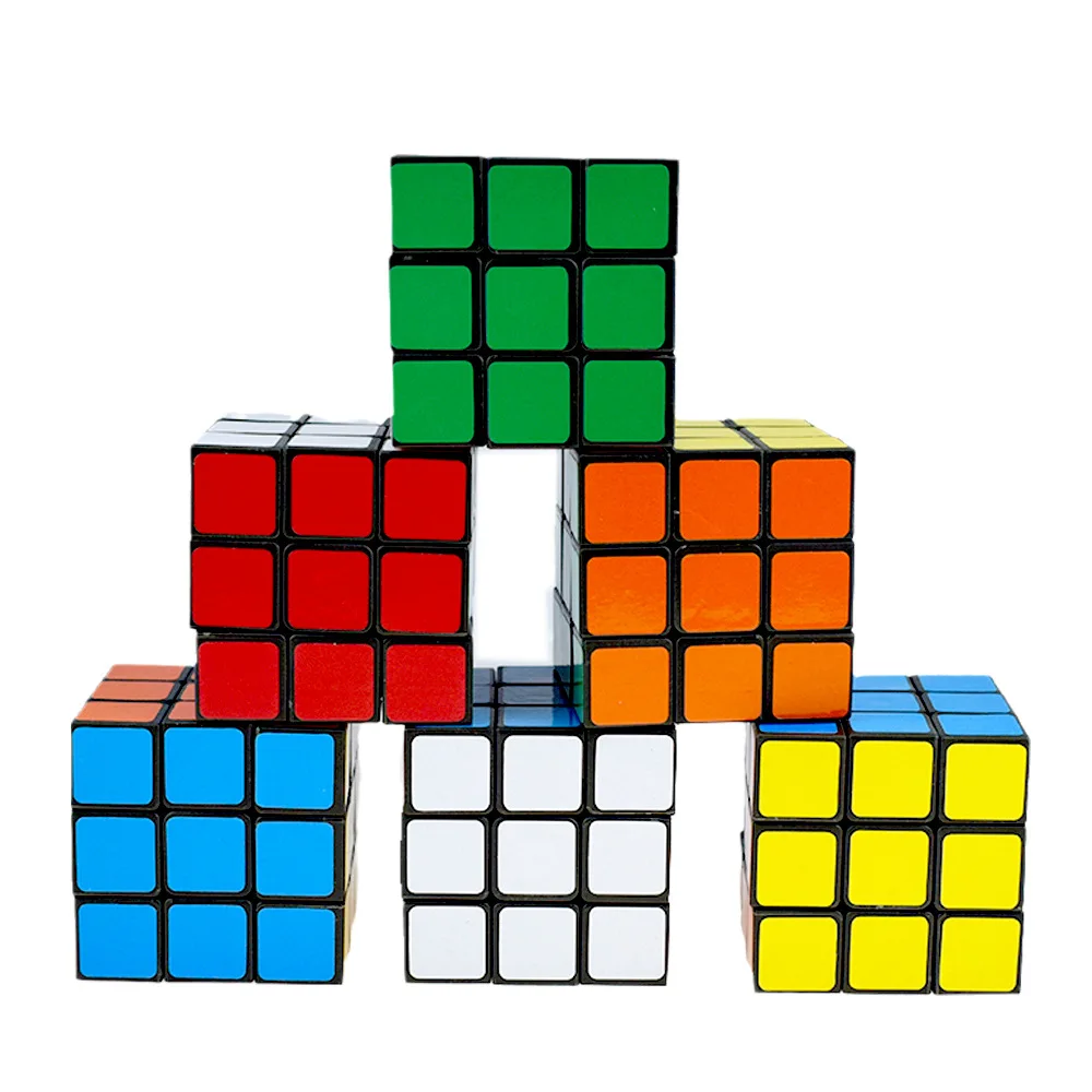 

5.2CM 6CM 7CM Child Magic Cubes 3CM Twist Puzzle Speed Classic Plastic Toys Learning Education For Kids Puzzle