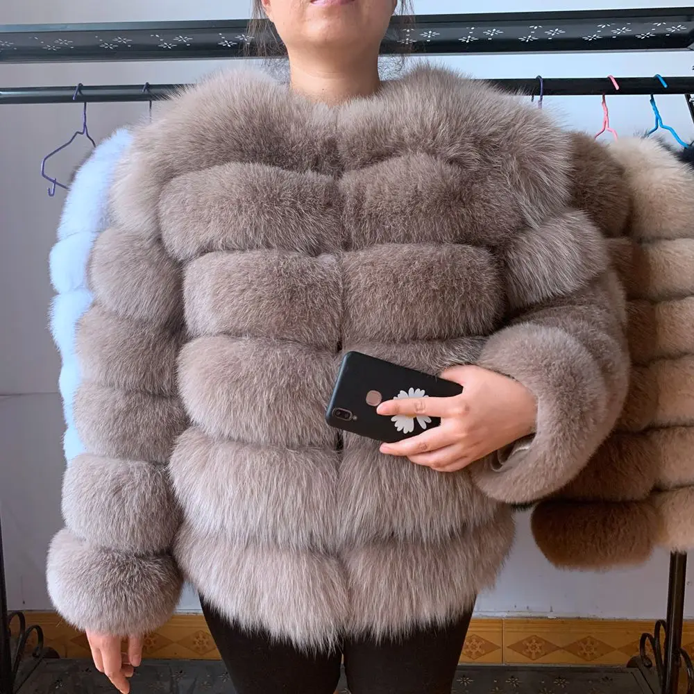Big fluffy faux fur coat Outlet