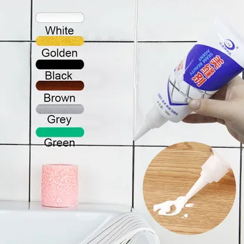 

180ML Grout Aide Repair Tile Pen Fill The Wall Floor Porcelain Ceramic Construction Tool Waterproof Mouldproof Gap Filler