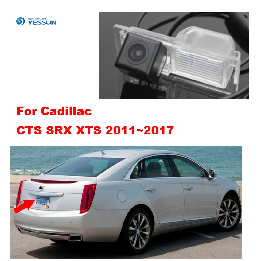 Автомобильная камера для Cadillac CTS SRX XTS 2011 2012 2013 2014 2015 2016 Высококачественная заднего