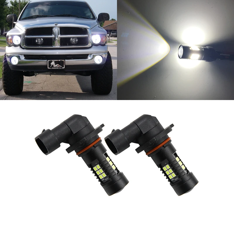 2X 9006 HB4 6000K светодиодный противотуманный светильник ДХО для 2003-2008 Dodge RAM 1500 2500 3500 |