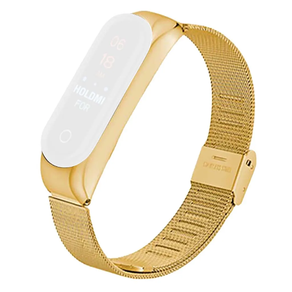 Металлический чехол для часов pulsera mi band 4 Milanese ремешок из нержавеющей стали Xiaomi Mi