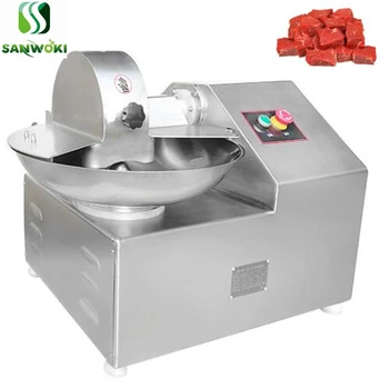 

8L capacity bowl cutter cutting machine onion dicing machine meat mincing machine 80kg/h vegetable chopper machine