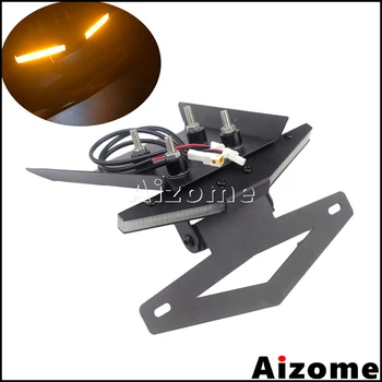 

Motorcycle LED Turn Signals License Plate Light Bracket For KTM 390 Duke 2017 2018 2019 Tail Tidy Stealth Fender Eliminator Kit