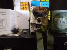 Cámara de caza al aire libre, 12MP, Detector de animales salvajes, cámara de rastreo HD, impermeable, monitoreo, infrarrojo, detección de calor, visión nocturna