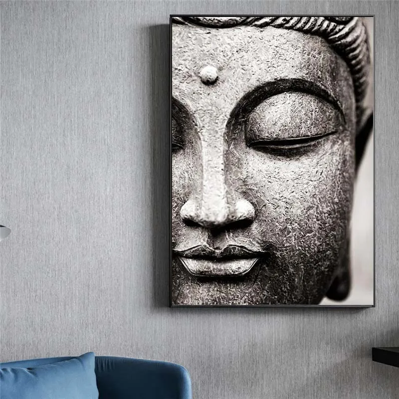 Posters Artistic Canvas Buddha Decor Poster Picture Buddha Canvas
