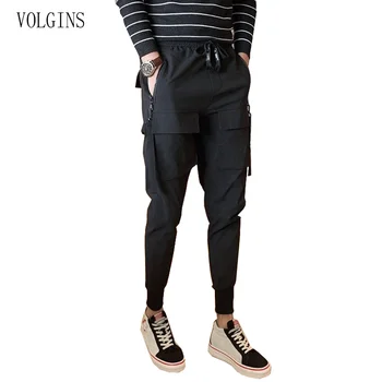 

Streetwear Hip Hop Cargo Pants Men Black Pocket Harem Joggers Harajuku Sweatpant Casual Fashion Men Trousers Sweatpants Hombre