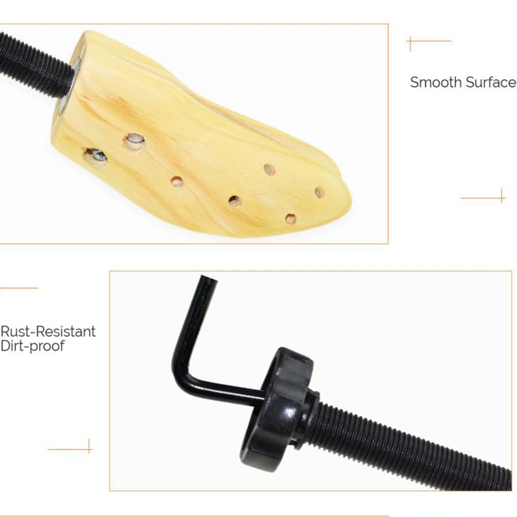 Wood Shoe Stretcher Shoe Tree Flats Shoe Extender Boots Shoe Support Shapers