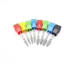 

1pc Carbide Tungsten Nail Drill Bit Rotate Burr Milling Nail Bits Electric Nail Mills Cutter Accessories 8Types