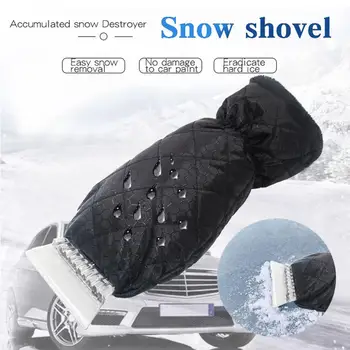 

Snow Removal Tools Car Windshield Ice Scraper Snow Shovel Brush with Warm Gloves for Car Deicer Deicing Cleaning Scraping Tool