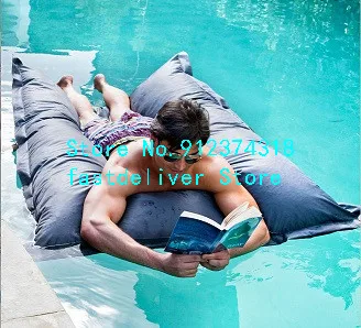 2022 NEW Floating bean bag on the water, relaxing inflatable air beanbag chair, also can used indoors outdoor patio furniture Outdoor Furniture