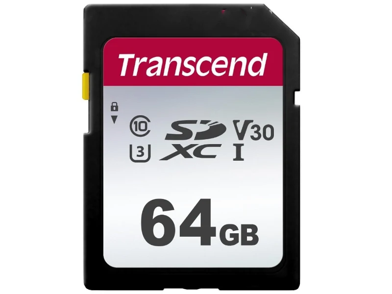 Карта памяти 64Gb - Transcend SDC300S SDXC Class10 UHS-I U3/V30 TS64GSDC300S (Оригинальная!) | Компьютеры и