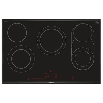 Cheap Glass-Ceramic Hob BOSCH PKM875DP1D 80 Cm (5 Cooking Areas)