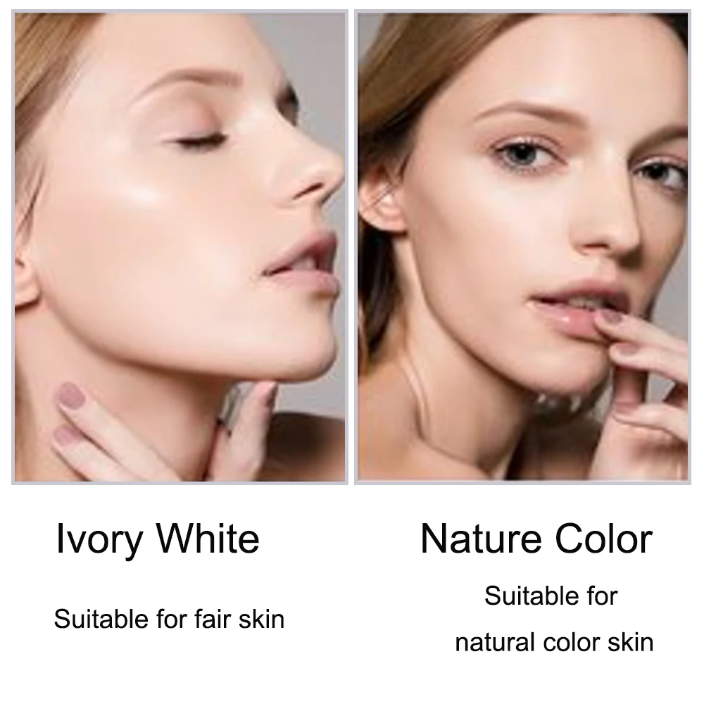 BB Cream Air Foundation CC Cream Concealer Whitening Makeup Waterproof Brighten Face Peau Noir Base Tone Korean Cosmetic