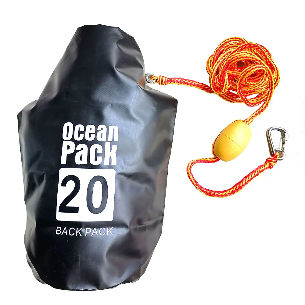 Tow rope Sand Sack Water Sports Waterproof Dry Bag W/Docking Anchor Line For Jet Ski Waterski Rowing Boat Safety Kit
