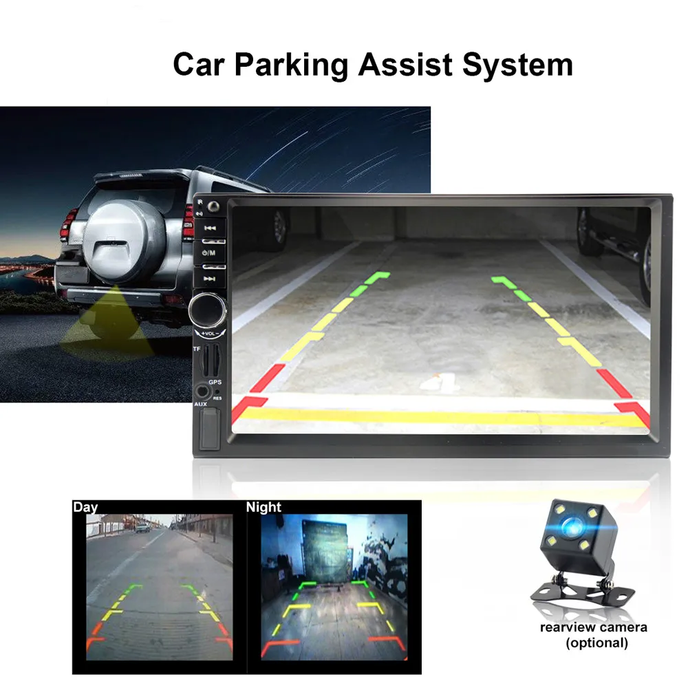

Touch Screen Gps Navigation for 2 Din Car Auto Radio Bluetooth Radio Car Multimedia Player Cassette Recorder Remote Control