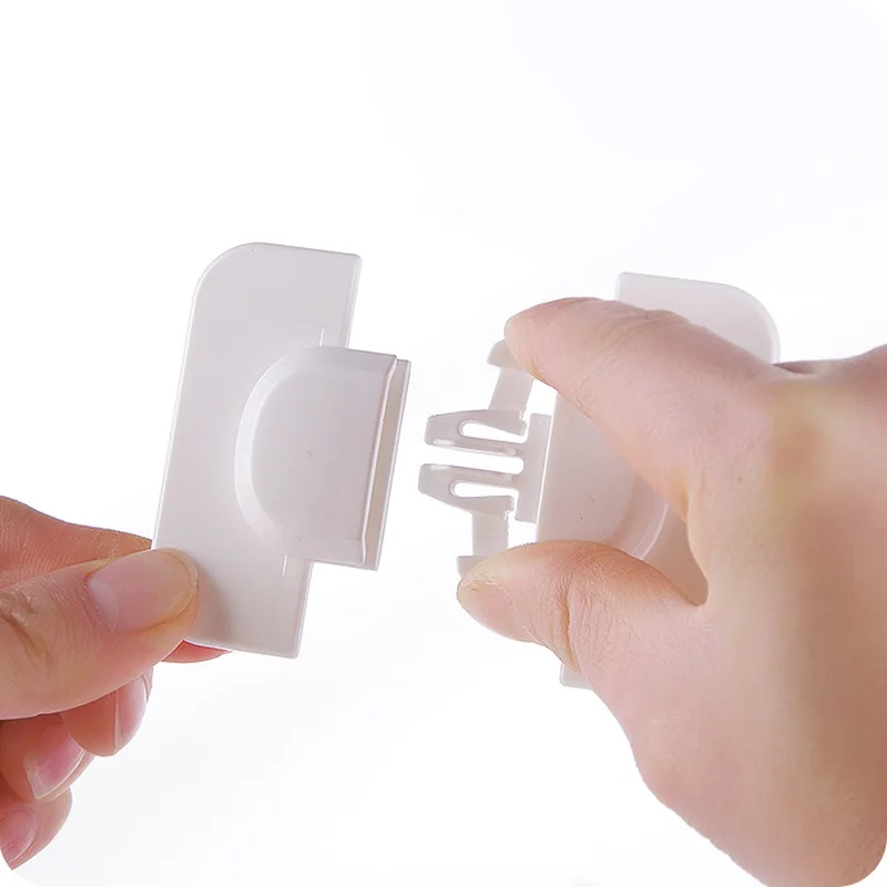Safety fridge baby lock ABS plastic Security sliding drawer lock Cupboard Cabinet kids Infant child Anti-pinch Protection Care