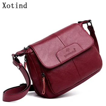 

Woman Genuine Leather Shoulder Bag Fashion Luxury Flip cover Handbags And Female Bags Designer High Quality Ladies Crossbody Bag
