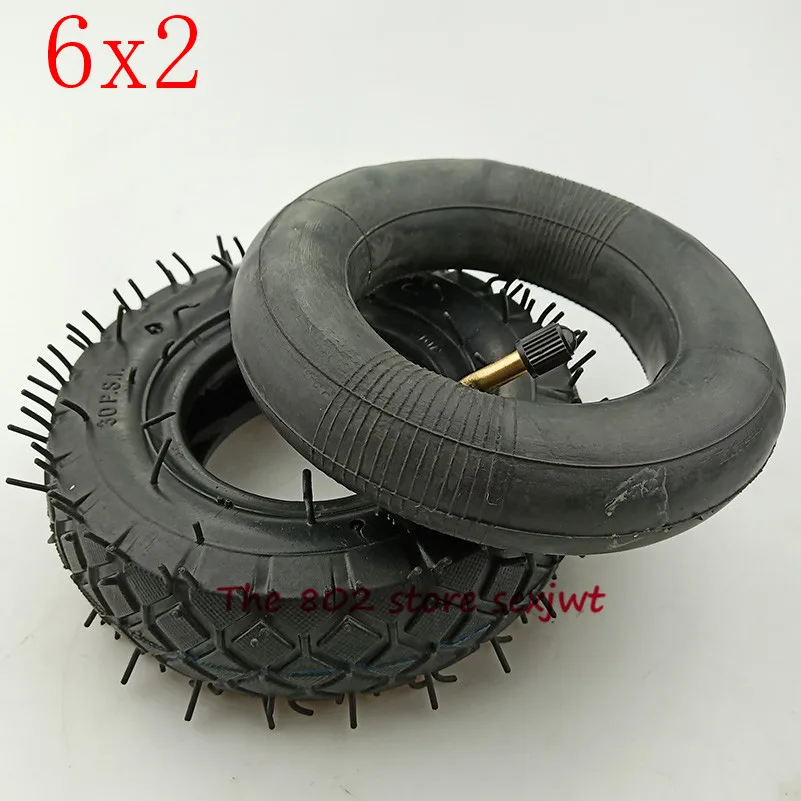 6x2 внутренняя и внешняя шина 6*2 шина подходит для электрического скутера для модифицированного колеса пневматические шины электрический скутер F0 пневматическое колесо - Цвет: inner and outer tire