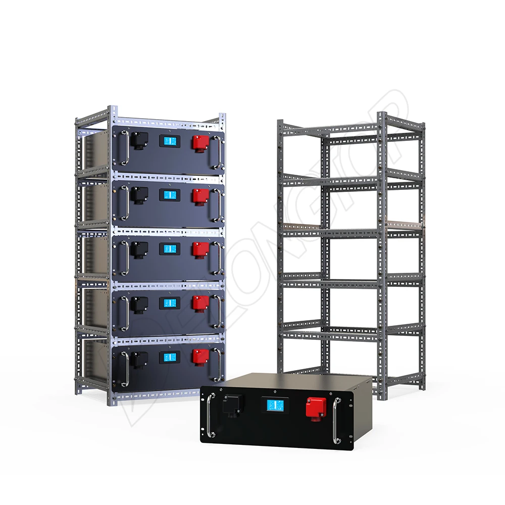 

Rack Mount Holder Rechargeable Lifepo4 Battery 48V 100Ah Lithium Pack