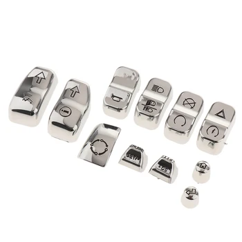 

Motorcycle Radio Control Switch Button Caps Cover for Harley 2014-2018