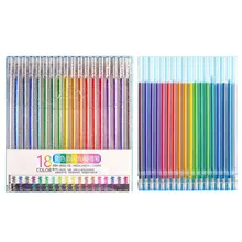 Ensemble de stylos à paillettes 18 couleurs, ensemble de tiges rechargeables, marqueurs à paillettes mignons pour la fabrication de cartes, le dessin de gribouillage artisanal 
