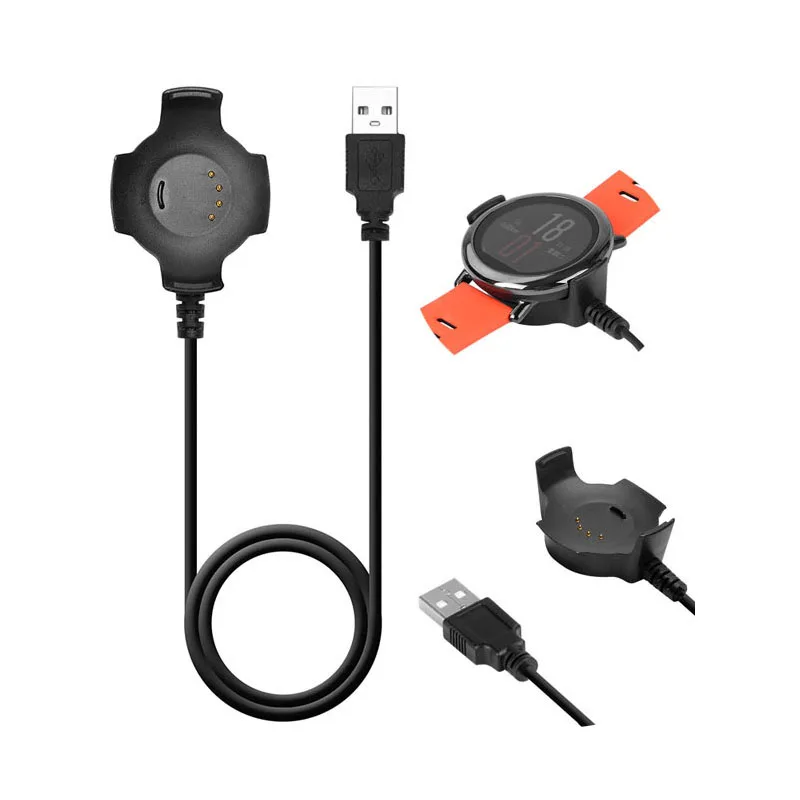 Сменное Зарядное устройство USB для спортивных смарт-часов Xiaomi Huami Amazfit Pace