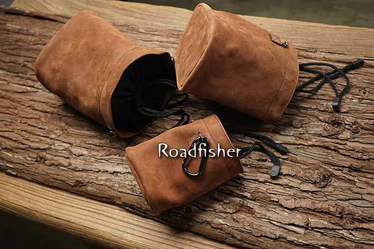Leather camera bag pocket -15