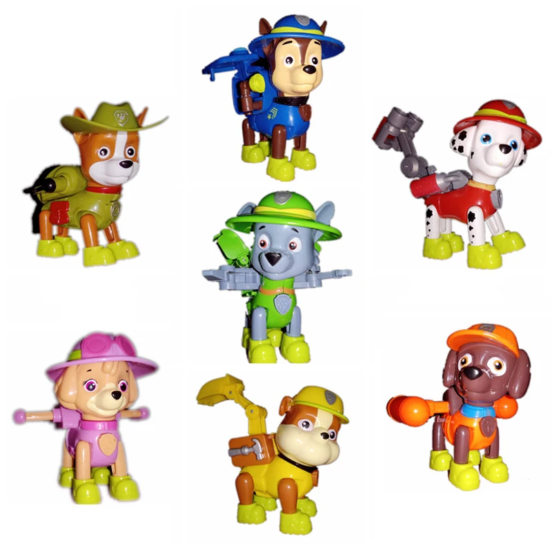 Paw Patrol спасательный автобус, собака, автомобиль, фигурки, набор игрушек, щенок, спасательный автомобиль, круизер штаба, смотровая башня, детская edcation игрушка в подарок - Цвет: 23