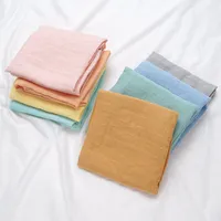 60*60cm 70%Bamboo 30%Cotton Baby Blanket Muslin Swaddle Blanket For Newborns Wrap Burp Cloths Towel Baby Bib Children’s Good 2