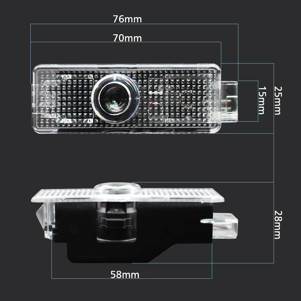  2 X Car Door Welcome Light LED Courtesy Lamp Projector Logo For BMW X3 E83 X5 E70 X6 E71 E87 E60 E6 - 4000166757174