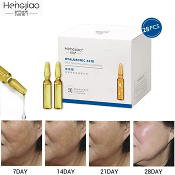 28 Days Skin Care Ampoules Intensive Care  Hyaluronic Acid Concentrate Essence Liquid Petidide Face Needle Anti Aging Hydrating 1