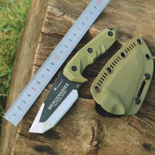 HX OUTDOORS D2 Steel tactical hunting knife outdoors camping survive knives multi tool & Stone wash blade Free fast shipp