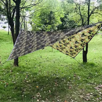 

Hammock Rain Fly Tent Tarp 10 x 10 FT Large Waterproof Camping Tarp Shelter UV K4UA