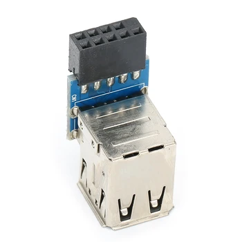 

9PIN to 2 USB2.0 PC Motherboard USB Expansion Adapter Computer Accessories USB Converter