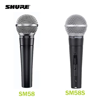 

Original Shure SM58S Wired Professional Vocal Microphone Cardioid Dynamic Microphone DM1 Microphone Amplifier