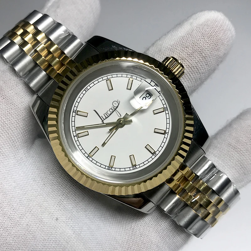 

Luxury Brand Watch 40mm Automatic glide smooth second hand Mechanical Silver Gold Black Datejust Watches AAA 2019