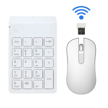 

2.4G wireless digital keyboard mouse set mini Finance keyboard laptop wireless mouse set for Finance / Accounting / Finance