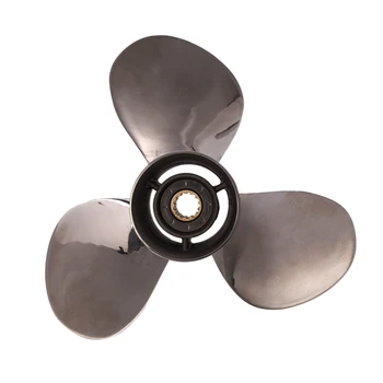 

Stainless Steel Propeller 11 3/8X12-G for Yamaha 40HP 50HP Outboard Motor Boat Engine 11 3/8 X 12 -G 13 Splines