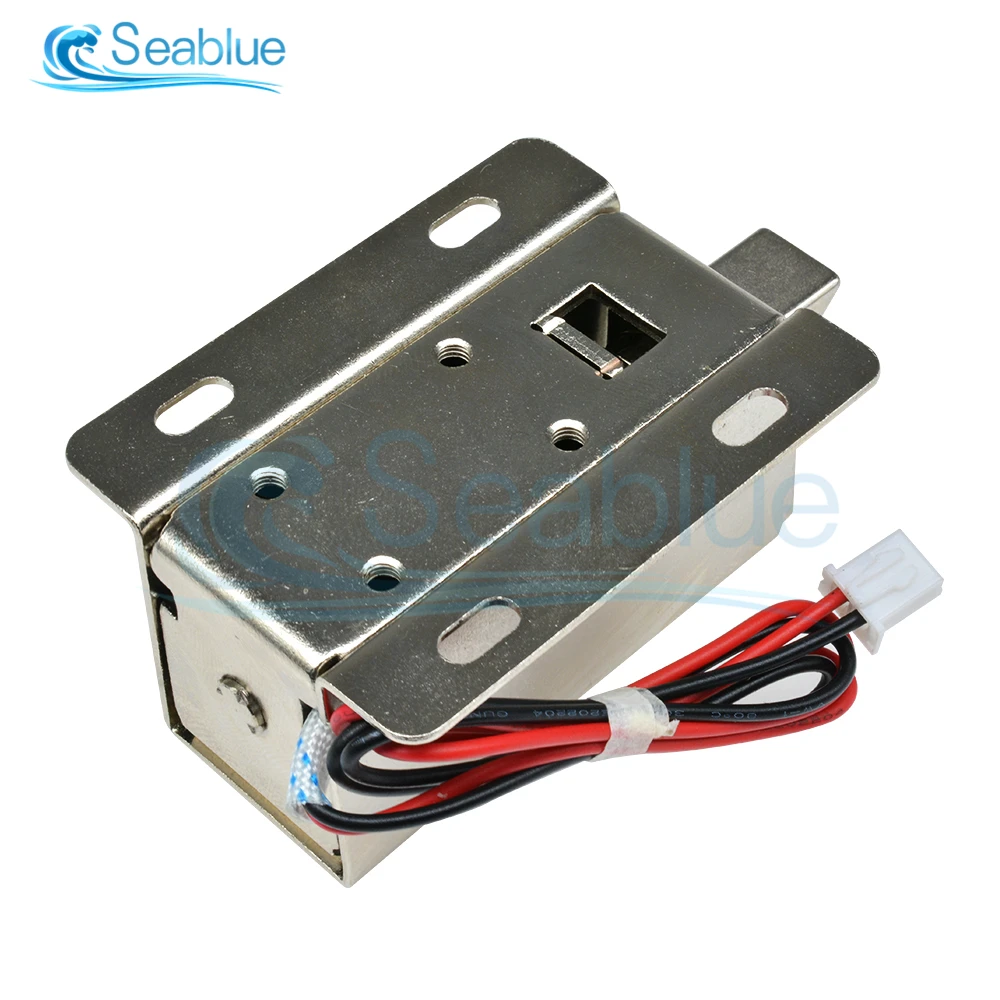 DC 12V 0.6A Electromagnetic Lock Storage Cabinets Electronic Lock Mini Electric Bolt Drawer File Cabinet With Wire