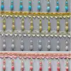 1M Acrylic Beaded Lace Curtain Sewing Tassel Fringe Upholstery Ribbon Trim ► Photo 3/6