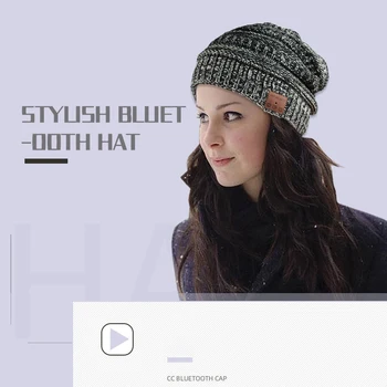 

Wireless Bluetooth Earphone Hat Stereo Music Smart Cap BT5.0 Outdoor Sport Headset Speaker with Mic for Handsfree Call